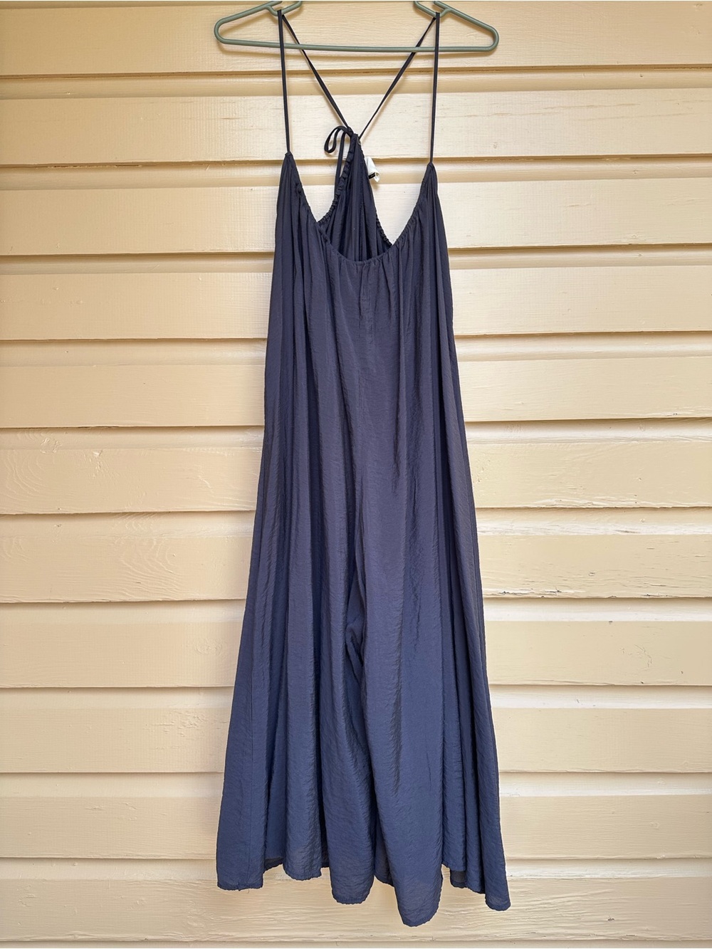 Akemi Kin Anthropologie Loose Wideleg Jumpsuit Suspenders Black Size Small - Picture 3 of 9
